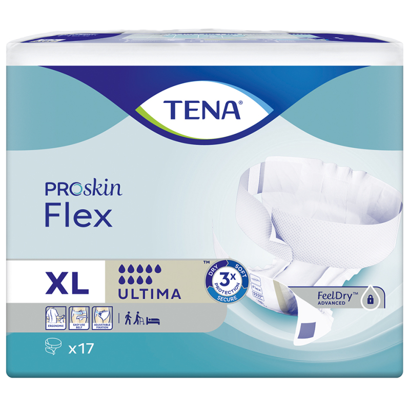 TENA FLEX PROSKIN ULTIMA EXTRA LARGE...