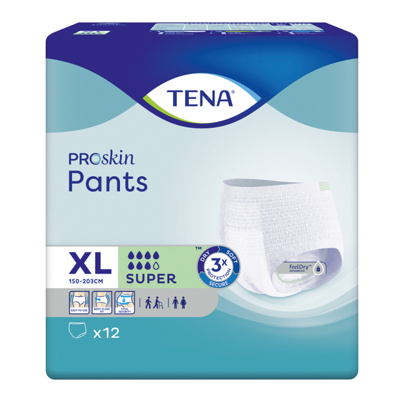 TENA PANTS PROSKIN SUPER EXTRA LARGE...
