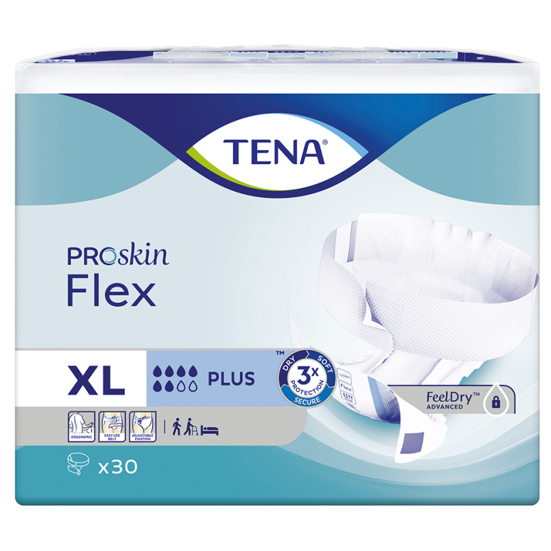 TENA FLEX PROSKIN PLUS EXTRA LARGE 3X30U