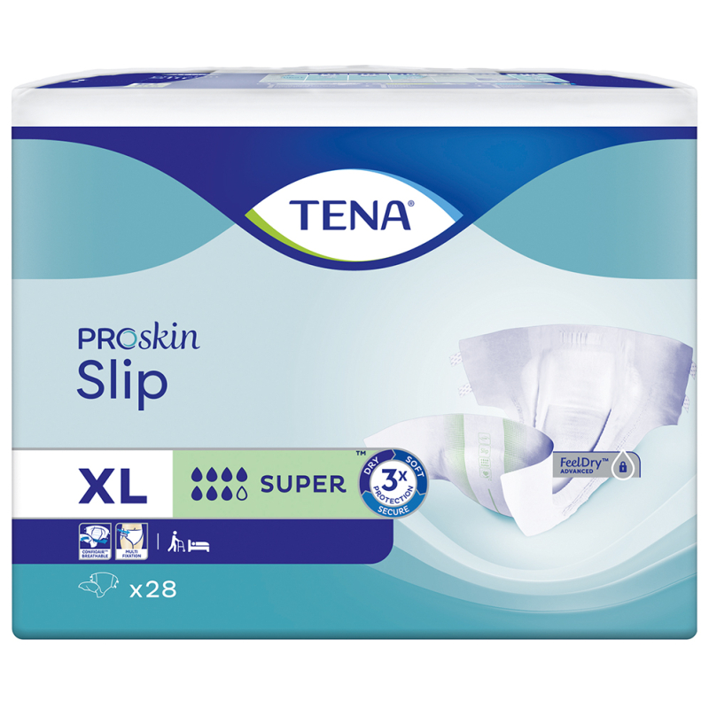 TENA SLIP PROSKIN SUPER XL 3X28U