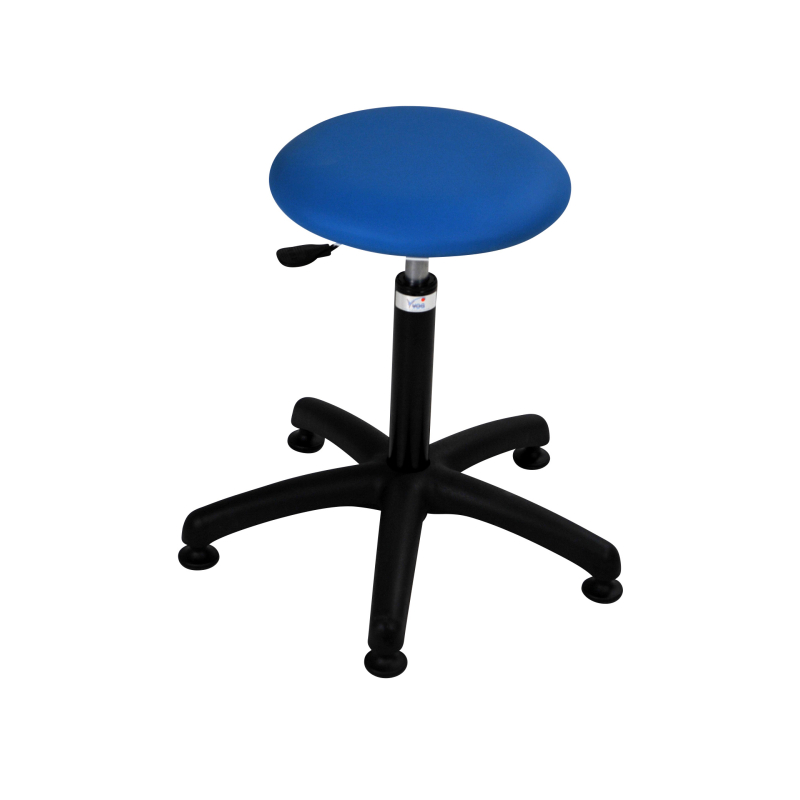 TABOURET PIED POLYAMIDE NOIR - ASSISE...