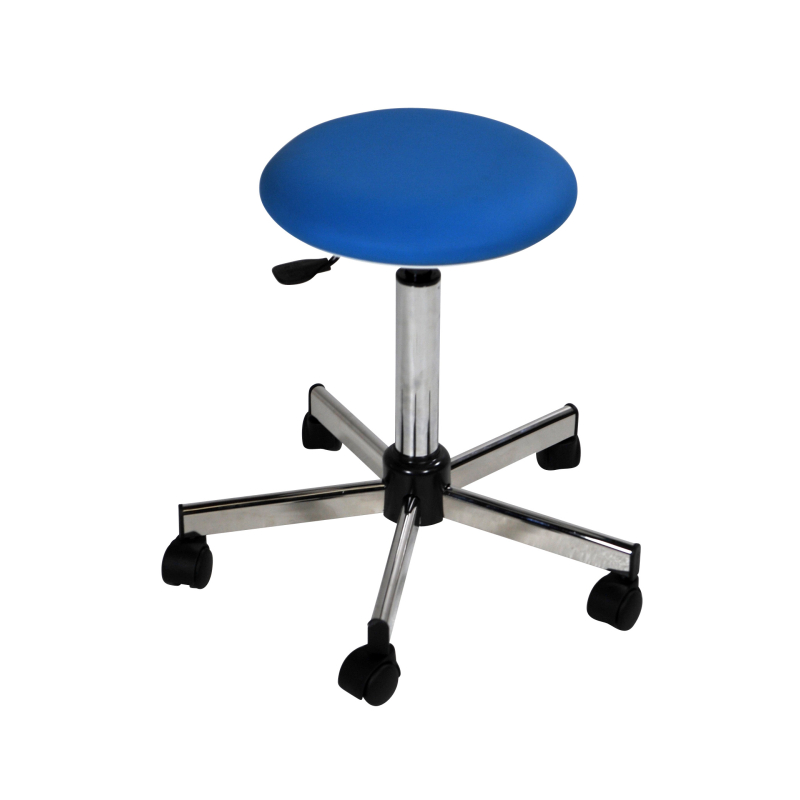 TABOURET PIED CHROME - ASSISE 4 CM (ø...