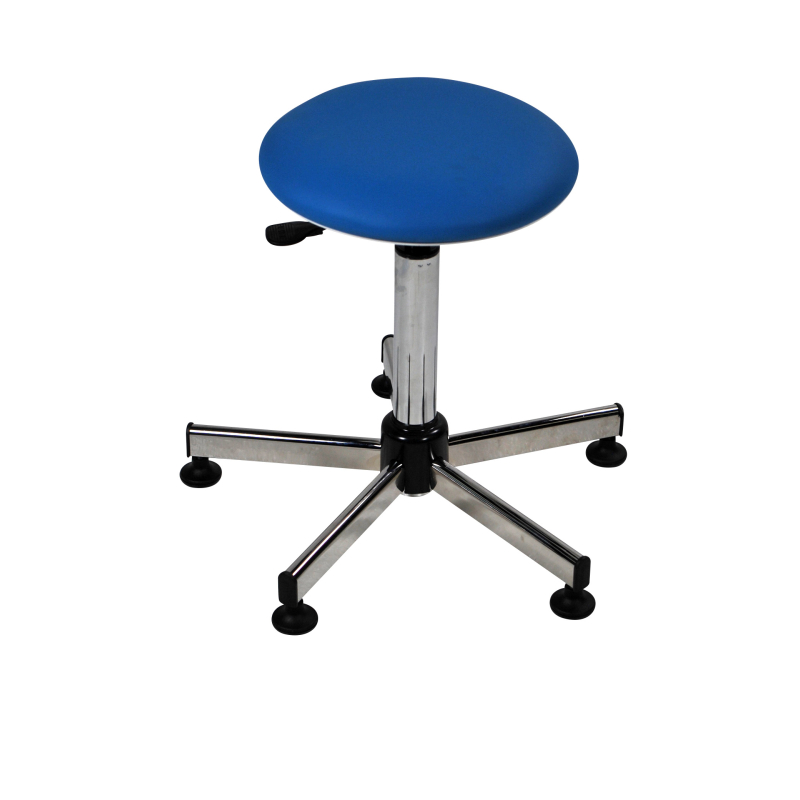 TABOURET PIED CHROME - ASSISE 4 CM (ø...