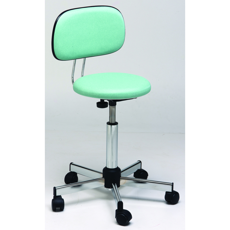TABOURET PIED CHROME - ASSISE 4 CM (ø...