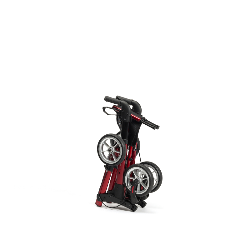ROLLATOR 4 ROUES QUADRILIGHT ROUGE