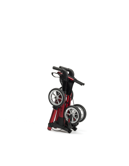 ROLLATOR 4 ROUES QUADRILIGHT ROUGE