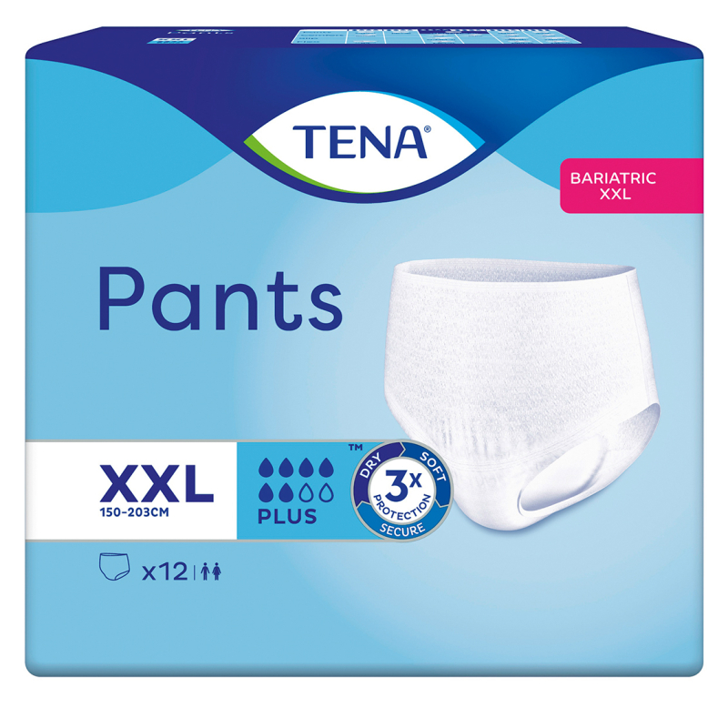 TENA PANTS PROSKIN PLUS XXL 4X12U