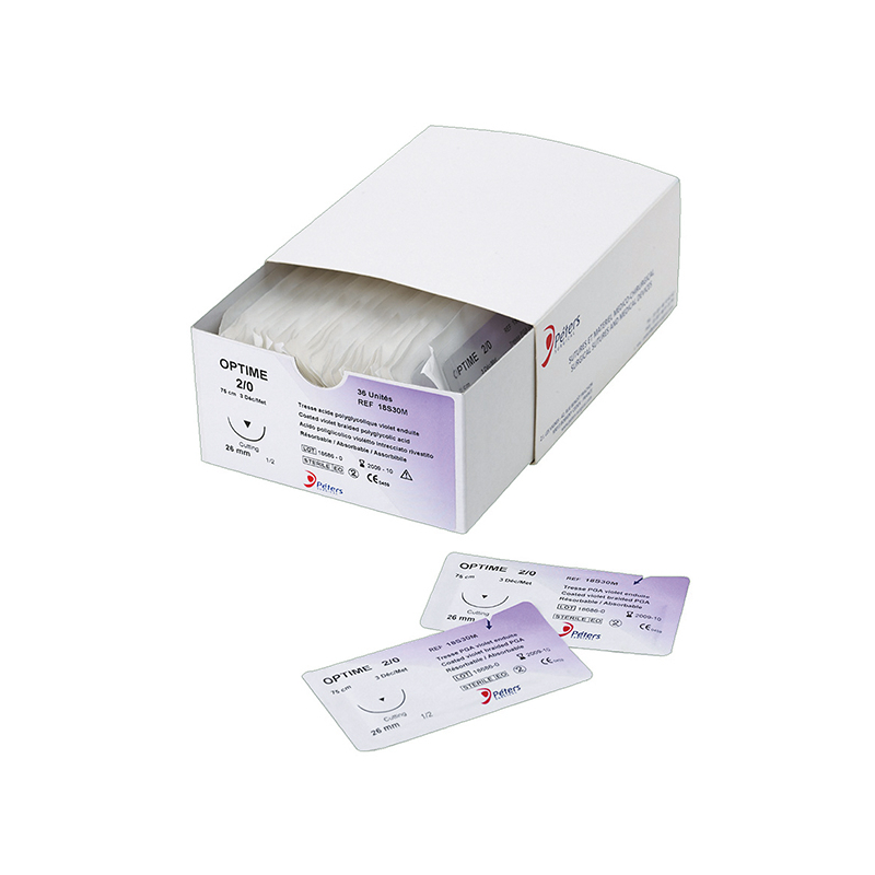 SUTURE OPTIME DEC1,5 USP4/0 19MM F75CM