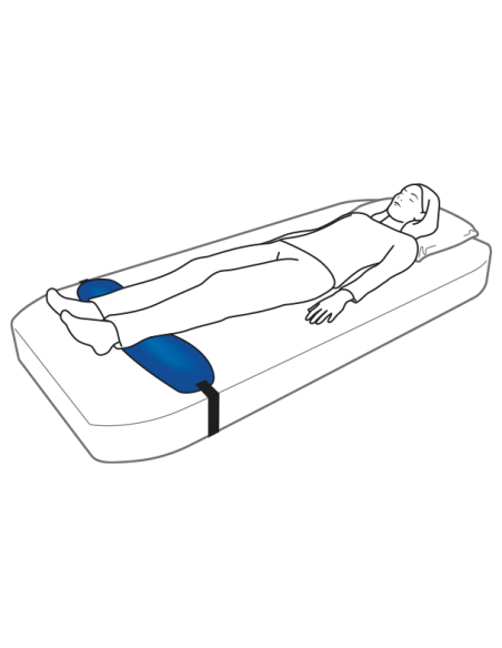 Coussin modulaire DEMI - LUNE base + plot P9708B, livré avec housse amovible