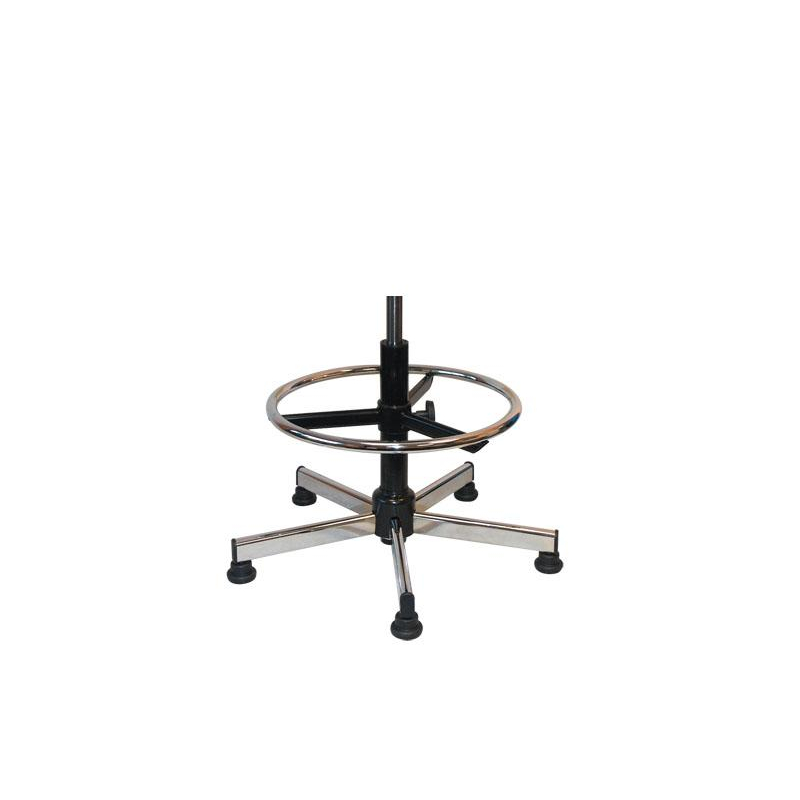TABOURET PIED POLYAMIDE NOIR + RPC -...