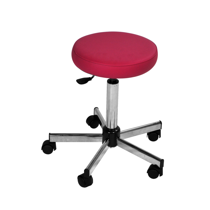 TABOURET PIED CHROME - ASSISE 7 CM (ø...