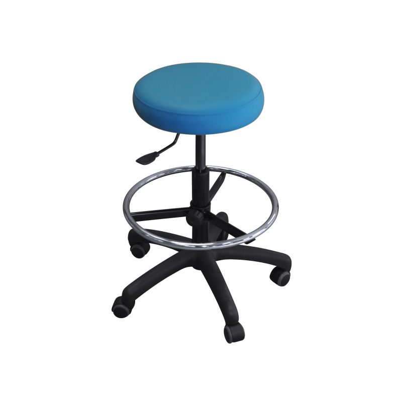 TABOURET PIED POLYAMIDE NOIR + RPC -...