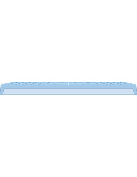 Matelas VISCOFLEX® LT P161MT housse intégrale POLYMAILLE® 90 x 200 cm, BOX palette [compressé]