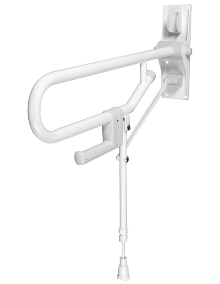 BARRE RABATABLE PIED REGLABLE BLANC AKW