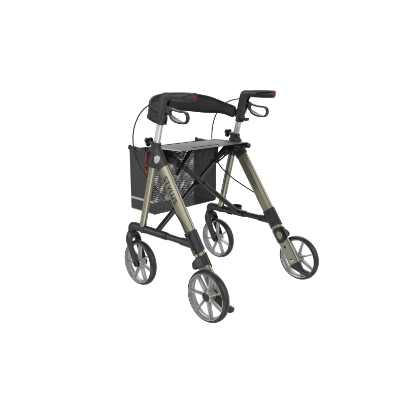 ROLLATOR STYLUS ROUGE M