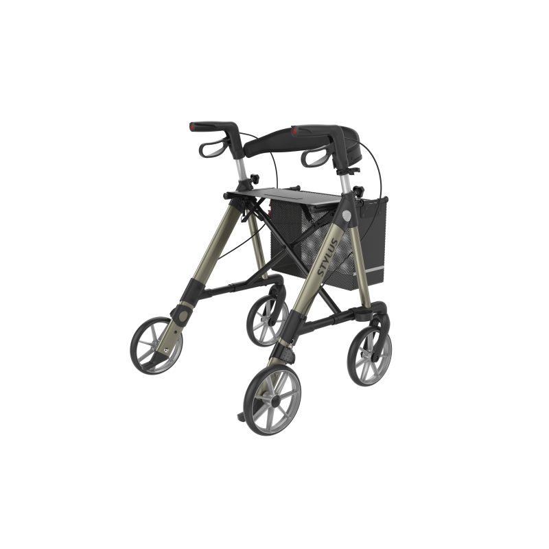ROLLATOR STYLUS ROUGE M