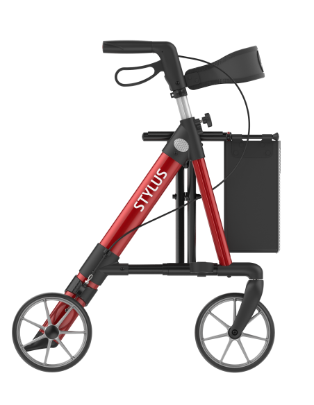 ROLLATOR STYLUS ROUGE M