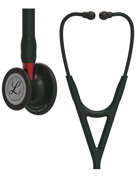 STETHOSCOPE CARDIOLOGY IV NOIR ROUGE BLACK EDITION