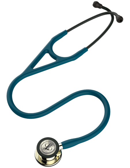 STETHOSCOPE CARDIOLOGY IV BLEU CARAIBES EDITION CHAMPAGNE