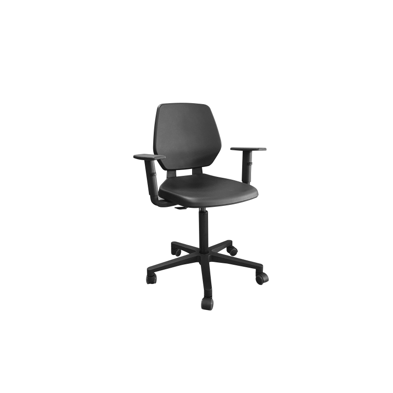 DOSSIER ET ASSISE EN PU NOIR