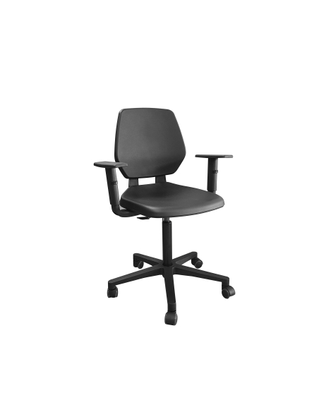 DOSSIER ET ASSISE EN PU NOIR