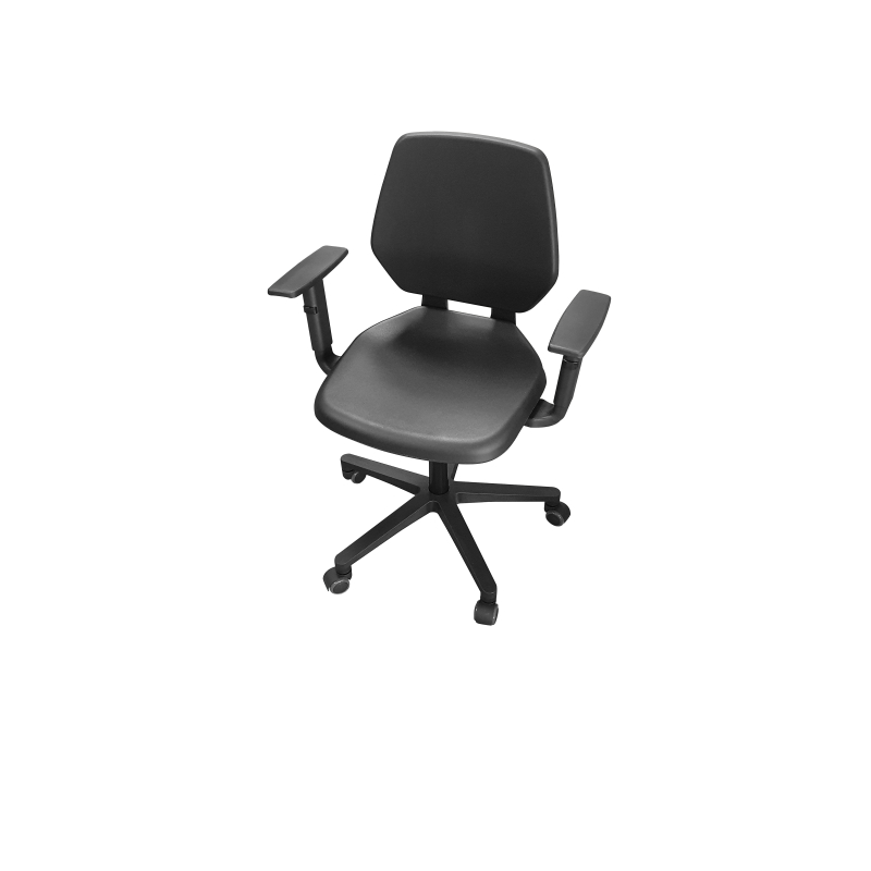 DOSSIER ET ASSISE EN PU NOIR