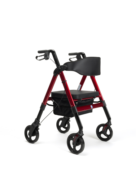 ROLLATOR 4 ROUES GOLIAT ARTRO rouge