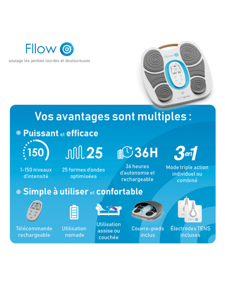 STIMULATEUR CIRCULATOIRE PAINGONE FLLOW EXPERT