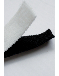 VELOURS ELASTIQUE - Blanc -...