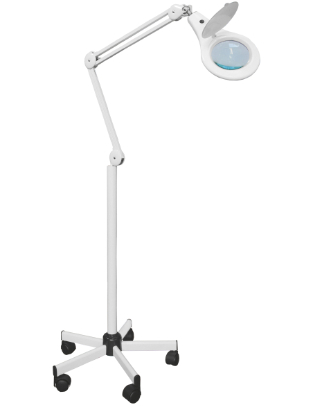 LAMPE LOUPE 4W VERA 2 PIED ROULETTE