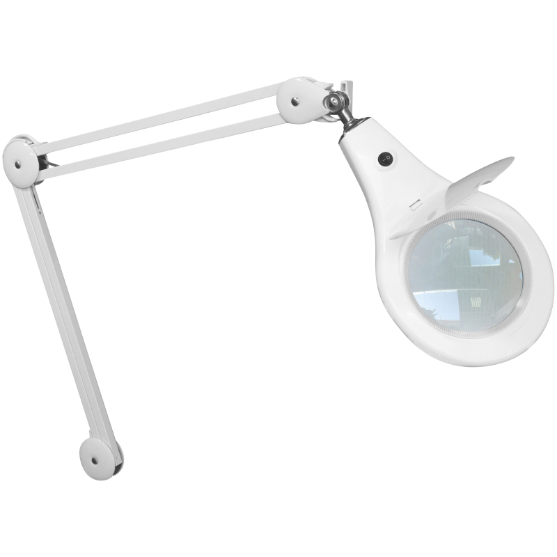 LAMPE LOUPE 4W VERA 2 PIED ROULETTE