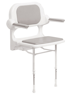 SIEGE DOUCHE REMBOURRE GRIS...