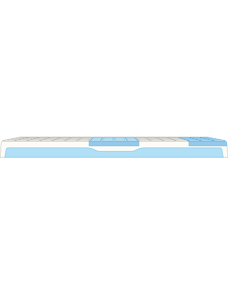 Matelas POLYSTRAT® HE - V P171MV housse POLYMAILLE® HD 90 x 200 cm, carton unitaire [NON compressé]