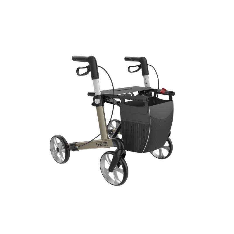 ROLLATOR SERVER M ROUGE