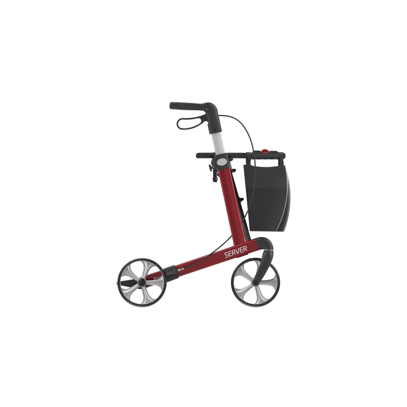 ROLLATOR SERVER M ROUGE