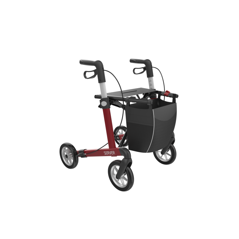 ROLLATOR SERVER M ROUGE