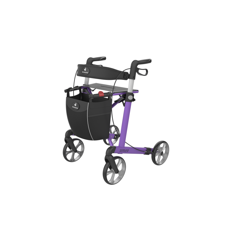 ROLLATOR SERVER M ROUGE