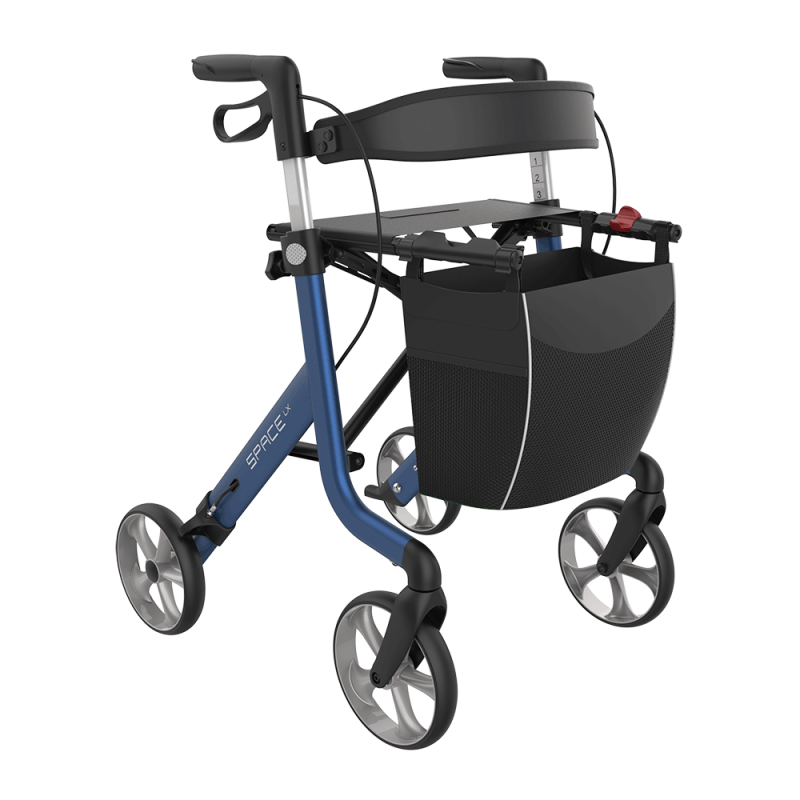 ROLLATOR SPACE LX Gris taille L 62 cm