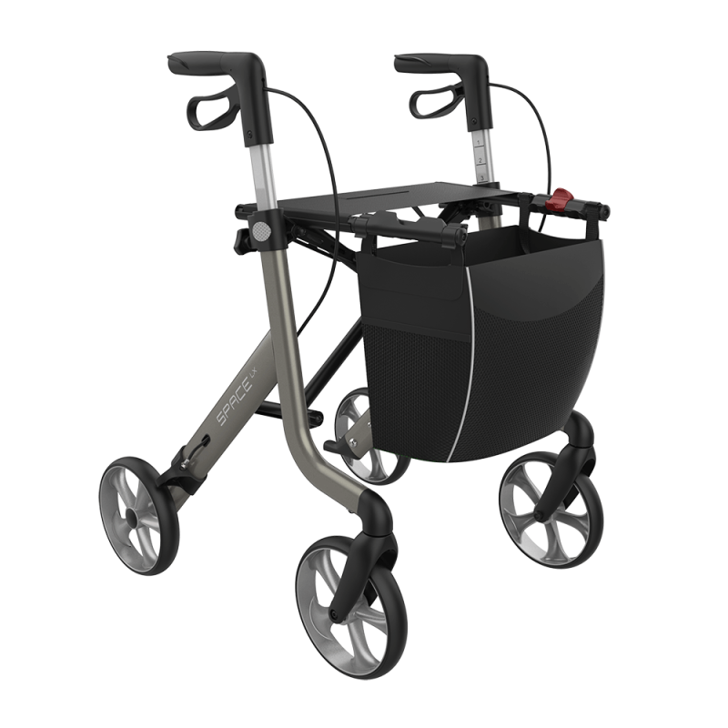 ROLLATOR SPACE LX Gris taille L 62 cm