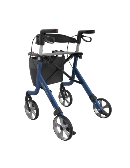 ROLLATOR SPACE LX Bleu taille M 55cm