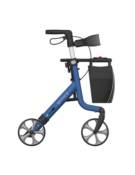 ROLLATOR SPACE LX Bleu taille L 62 cm