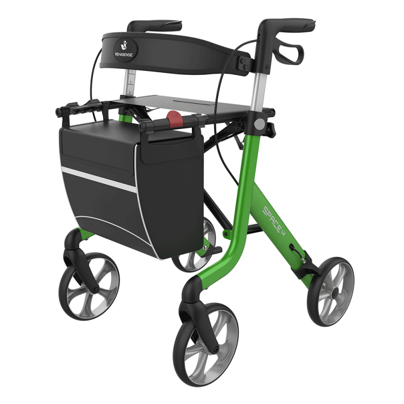 ROLLATOR SPACE LX Bleu taille L 62 cm