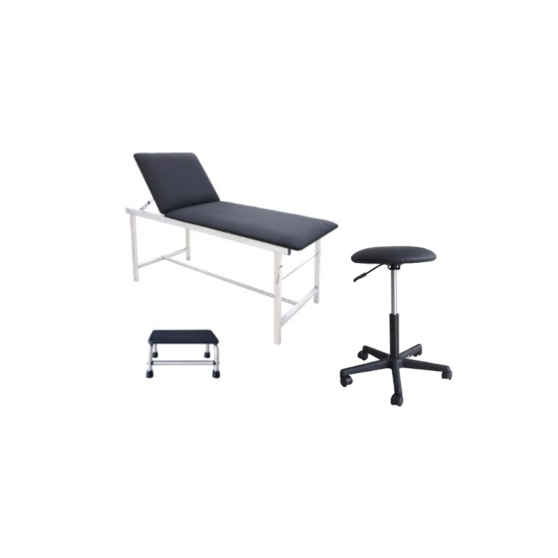 Divan D'examen Inox + Marchepied 1...