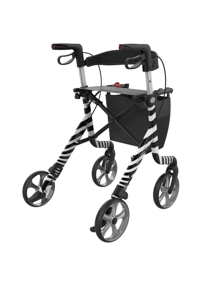 ROLLATOR SPACE LX ARTLINE Flower taille M 55cm