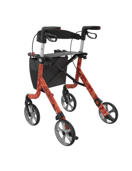 ROLLATOR SPACE LX ARTLINE Flower taille L 62 cm