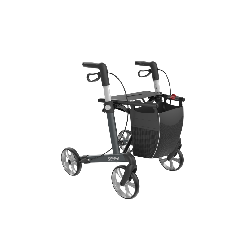 ROLLATOR SERVER HD X - LARGE GRIS
