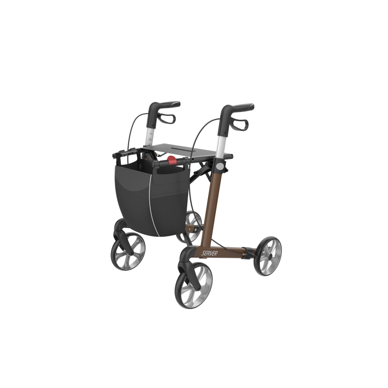 ROLLATOR SERVER HD X - LARGE GRIS