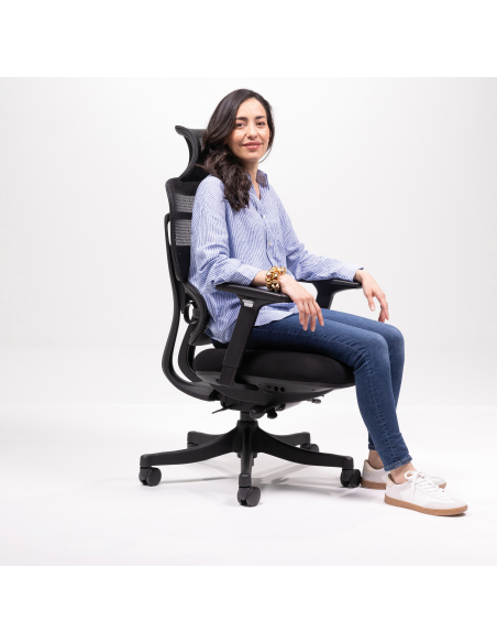 CHAISE BUREAU ERGONOMIQUE PERCKO