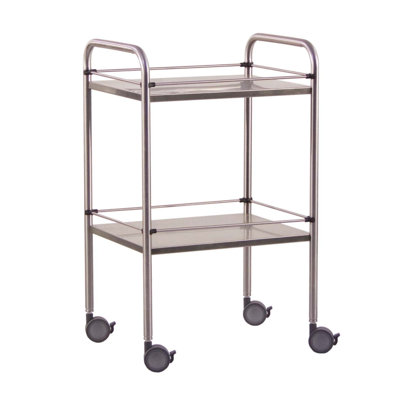 GUERIDON INOX 2 PLATEAUX (600 x 400 x...