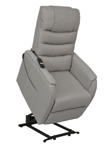 FAUTEUIL RELEVEUR FORMENTERA MINI 2 MOTEURS GRIS CLAIR